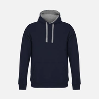 Худи унисекс Cameron, темно-синее с серым