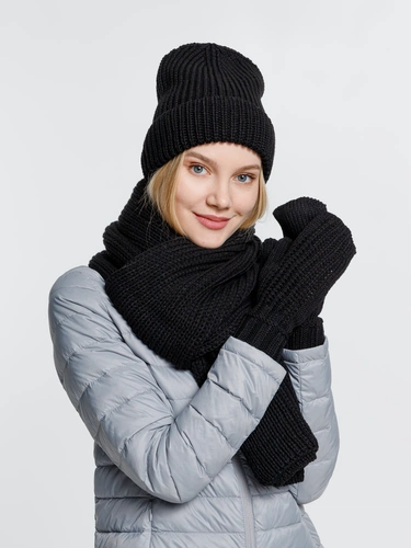 Шарф Nordkyn, черный Шарф Nordkyn, черный