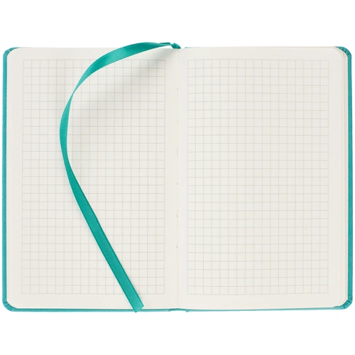 Блокнот Cluster Mini в клетку, бирюзовый Блокнот Cluster Mini в клетку, бирюзовый