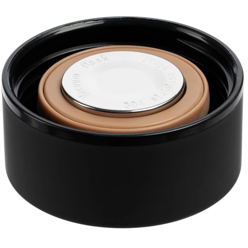 Термос с ситечком Percola, черный Термос с ситечком Percola, черный