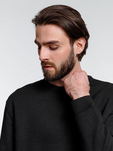 Свитшот унисекс Delta, черный Свитшот унисекс Delta, черный