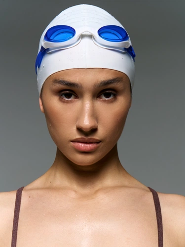 Очки для плавания Swimatic, синие с белым Очки для плавания Swimatic, синие с белым