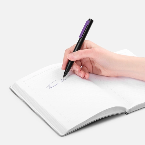 Ручка шариковая Inkolor, черная с фиолетовым Ручка шариковая Inkolor, черная с фиолетовым