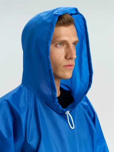 Дождевик-анорак Alatau, укороченный, синий, единый размер Дождевик-анорак Alatau, укороченный, синий, единый размер