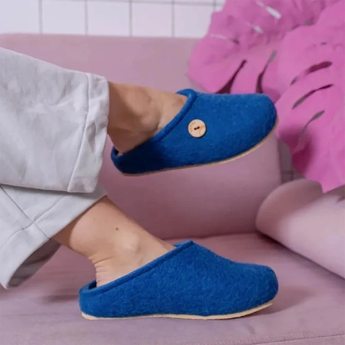 Домашние валенки Step, синие (василек) Домашние валенки Step, синие (василек)