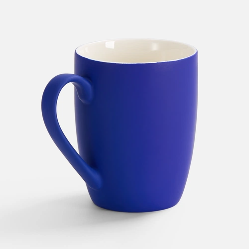 Кружка Good Morning с покрытием софт-тач, ver.2, синяя Кружка Good Morning с покрытием софт-тач, ver.2, синяя