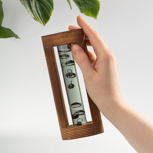 Термометр «Галилей» в деревянном корпусе, серый Термометр «Галилей» в деревянном корпусе, серый