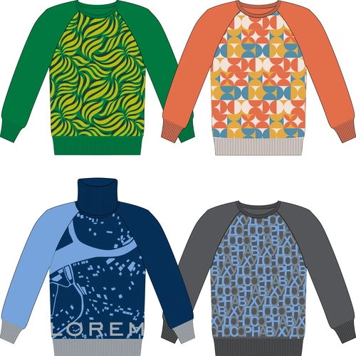 Джемпер на заказ Tricksy Net Reglan, полушерсть Джемпер на заказ Tricksy Net Reglan, полушерсть