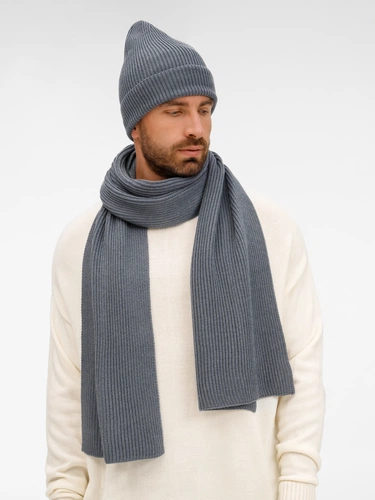 Шапка Nobilis Mono, серая (стальная) Шапка Nobilis Mono, серая (стальная)