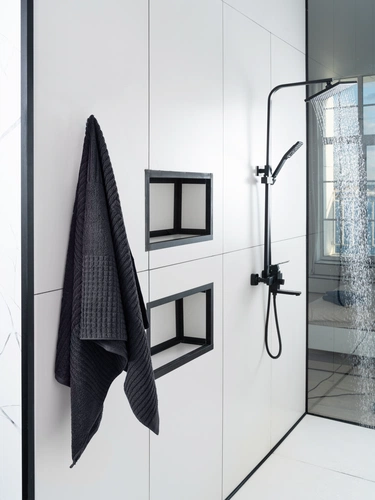 Полотенце Farbe, большое, темно-серое Полотенце Farbe, большое, темно-серое