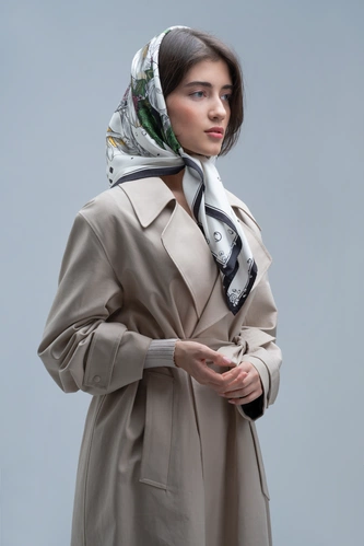 Платок шелковый Delicate, каллы Платок шелковый Delicate, каллы