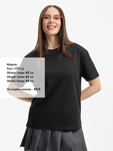 Футболка унисекс Durington, черная Футболка унисекс Durington, черная