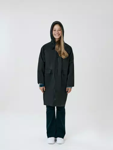 Дождевик детский RainDrop Kids, черный Дождевик детский RainDrop Kids, черный