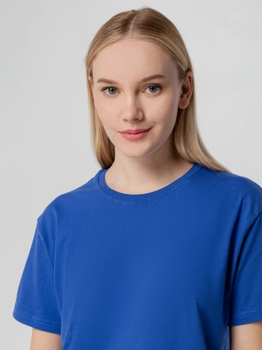 Футболка унисекс T-bolka 140, ярко-синяя Футболка унисекс T-bolka 140, ярко-синяя