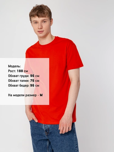 Футболка унисекс T-Bolka 160, красная Футболка унисекс T-Bolka 160, красная