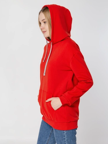 Толстовка с капюшоном Unit Kirenga Heavy, красная Толстовка с капюшоном Unit Kirenga Heavy, красная