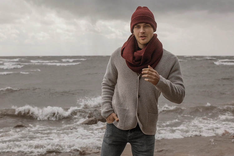 Снуд Brugge, бордовый Снуд Brugge, бордовый