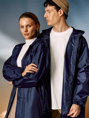 Дождевик унисекс Rainman, темно-синий Дождевик унисекс Rainman, темно-синий