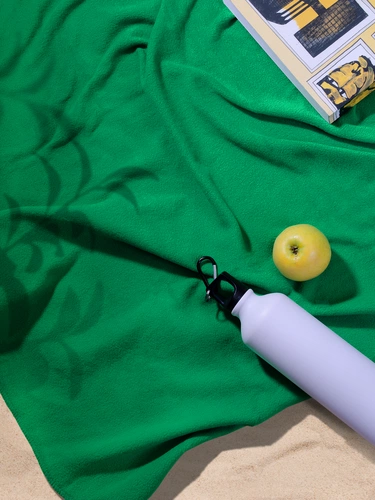 Флисовый плед Warm&Peace, зеленый Флисовый плед Warm&Peace, зеленый