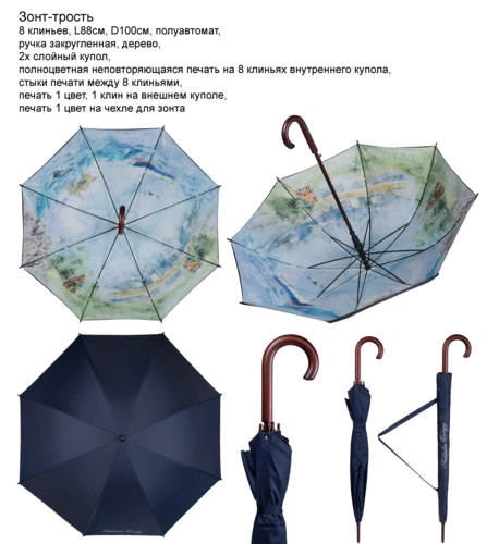 Зонты-трости Unit Plus Зонты-трости Unit Plus