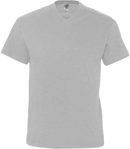 Футболка мужская с V-образным вырезом Victory 150, серый меланж Футболка мужская с V-образным вырезом Victory 150, серый меланж