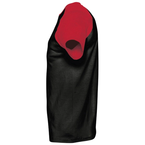 Футболка мужская двухцветная Funky 150, черная с красным Футболка мужская двухцветная Funky 150, черная с красным