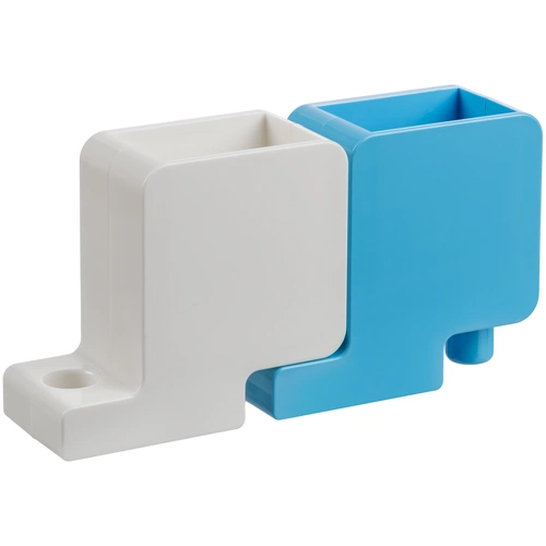 Органайзер с фоторамкой Officelover, белый с голубым Органайзер с фоторамкой Officelover, белый с голубым