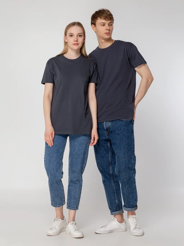 Футболка унисекс Regent 150, темно-серая (графит) Футболка унисекс Regent 150, темно-серая (графит)