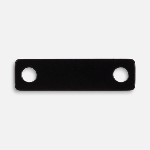 Шильдик металлический Alfa Liten, черный Шильдик металлический Alfa Liten, черный