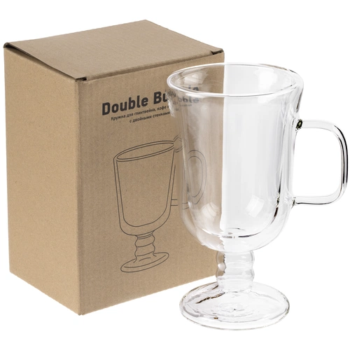 Кружка с двойными стенками для глинтвейна и коктейлей Double Bubble Кружка с двойными стенками для глинтвейна и коктейлей Double Bubble