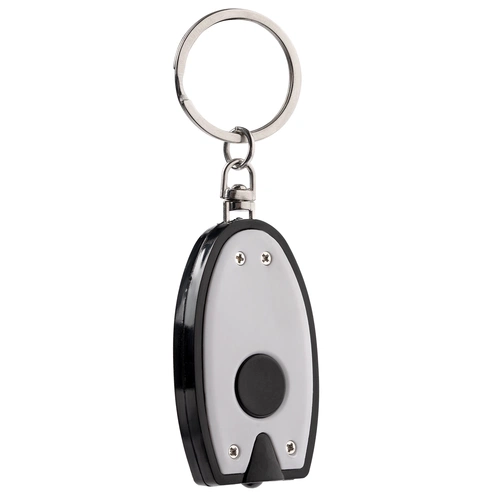 Брелок-фонарик Vivid, ver.2, белый с черным Брелок-фонарик Vivid, ver.2, белый с черным