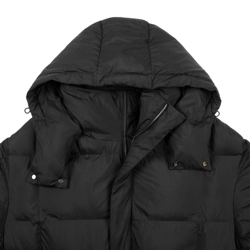 Пуховик унисекс Kapsula, черный Пуховик унисекс Kapsula, черный