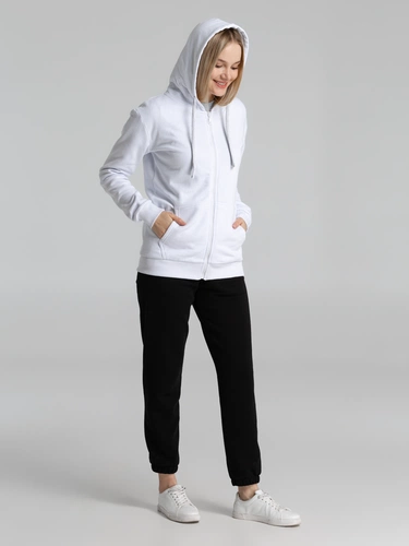 Толстовка на молнии с капюшоном Siverga Heavy 2.0, белая Толстовка на молнии с капюшоном Siverga Heavy 2.0, белая