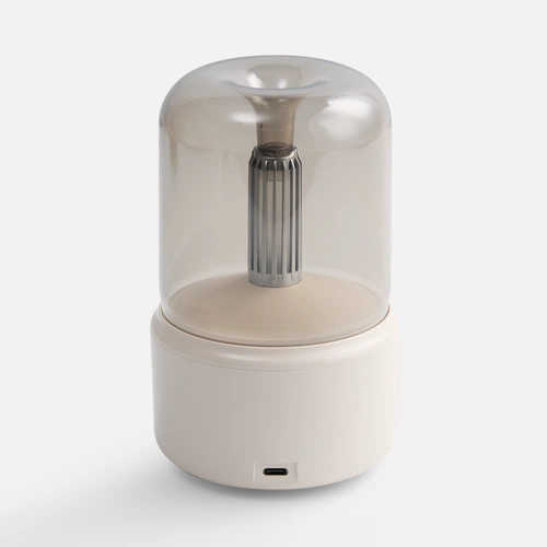 Увлажнитель-ароматизатор с подсветкой mistFlicker, молочно-белый Увлажнитель-ароматизатор с подсветкой mistFlicker, молочно-белый