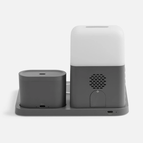 Зарядная станция с часами и подсветкой Large Charge ver.2, серая Зарядная станция с часами и подсветкой Large Charge ver.2, серая