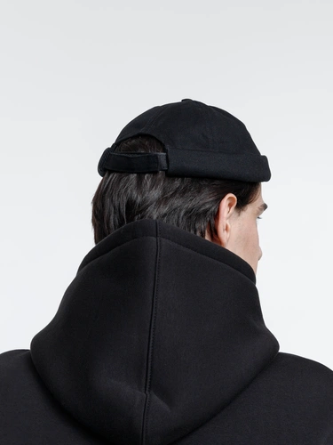 Кепка без козырька Marinero, черная Кепка без козырька Marinero, черная