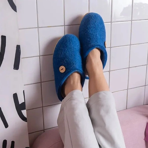 Домашние валенки Step, синие (василек) Домашние валенки Step, синие (василек)