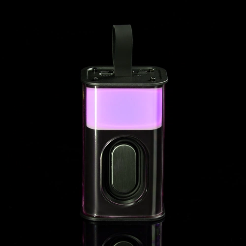 Bluetooth-колонка с подсветкой Groove, серая Bluetooth-колонка с подсветкой Groove, серая