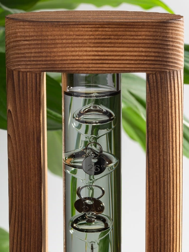 Термометр «Галилей» в деревянном корпусе, серый Термометр «Галилей» в деревянном корпусе, серый