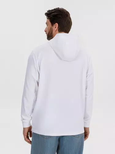 Худи унисекс Morfiss, белое Худи унисекс Morfiss, белое