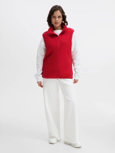 Жилет флисовый унисекс Ben Mac, красный Жилет флисовый унисекс Ben Mac, красный