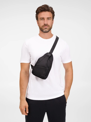 Спортивный кросс-боди рюкзак Bagventure, черный Спортивный кросс-боди рюкзак Bagventure, черный