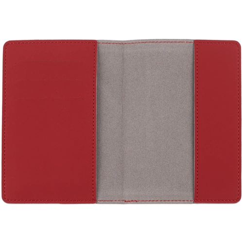 Обложка для паспорта Shall Simple, красный Обложка для паспорта Shall Simple, красный