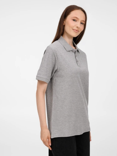 Рубашка поло унисекс Upswing, серый меланж Рубашка поло унисекс Upswing, серый меланж