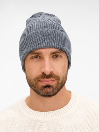 Шапка Nobilis Mono, серая (стальная) Шапка Nobilis Mono, серая (стальная)