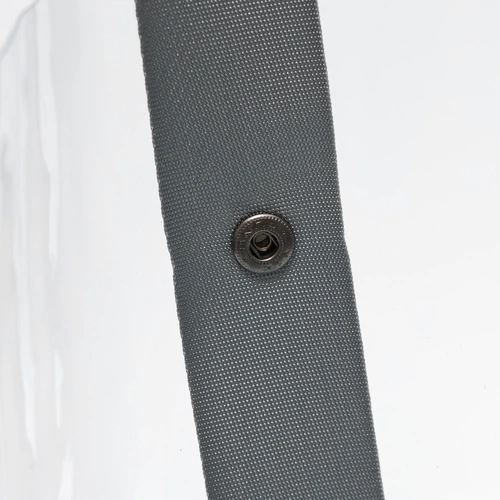 Шопер Clear Fest, ver.2, прозрачный с серыми ручками Шопер Clear Fest, ver.2, прозрачный с серыми ручками