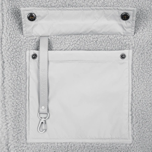 Куртка унисекс Oblako, светло-серая Куртка унисекс Oblako, светло-серая