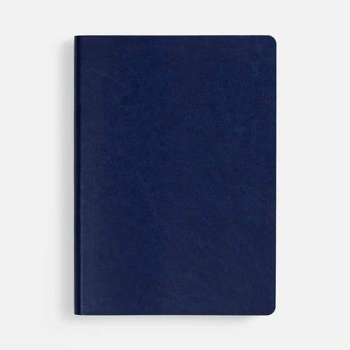 Ежедневник Nebraska Flex, недатированный, синий с серебром Ежедневник Nebraska Flex, недатированный, синий с серебром