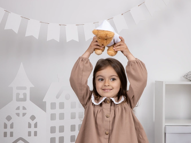 Мягкая игрушка «Мишка Cuddleton» в белом худи Мягкая игрушка «Мишка Cuddleton» в белом худи