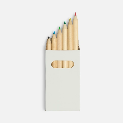 Набор цветных карандашей Pencilvania Mini, белый Набор цветных карандашей Pencilvania Mini, белый